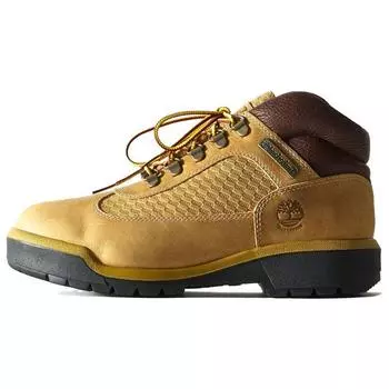 Ботинки Kith X Timberland Field Boots, прочные, амортизирующие, с круглым носком, на шнуровке, универсальные, модные, короткие, мужские, желто-коричневые, A6DSW 43.5