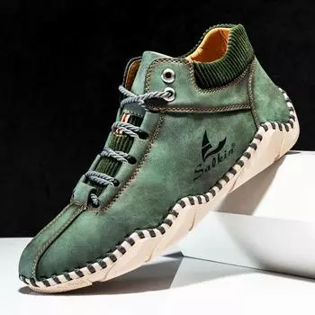 Ботинки Martin Exploding Octopus High Top, весна и лето, новые мужские повседневные короткие ботинки, американская парусная обувь 38 золотисто-желтый