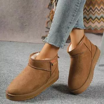 Ботинки nieve gruesas и Calientes Para Mujer, Classicas, Cmodas, botas Gruesas, Invierno, botas de Moda Nuevo 2024 36 бежевый