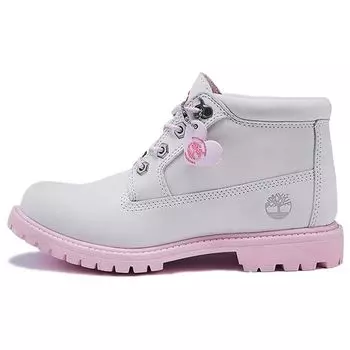 Ботинки Timberland Chukka Heart Short Martin женские серо-розовые A28H7 38