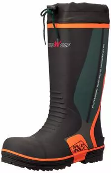 Ботинки Wild Wolf Safety со стальным носком и сопротивлением 27 см [OKAMOTO] RMT-73043 с защитой от продавливания, мужские зелёный