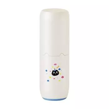 Bottom drain Toothpaste Cup Holder Portable Dopamine Toothbrush Storage Box for Bathroom Storage