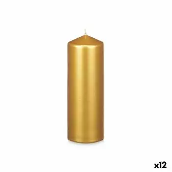 Bougie Dor 7 x 20 x 7 cm (12 Units)