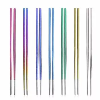 Boundless Voyage Titanium Camping Titanium Square Outdoor Colored Ultra включает в себя сумку для хранения палочек для еды, палочки для еды, палочки для еды, палочки для еды,