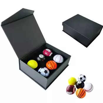 box 6 golf Интересная подарочная коробка с набором для гольфа из 6 призов для соревнований по гольфу [подарок включен] мячи, баскетбольные, футбольные, бильярдные и т. д.. шары,