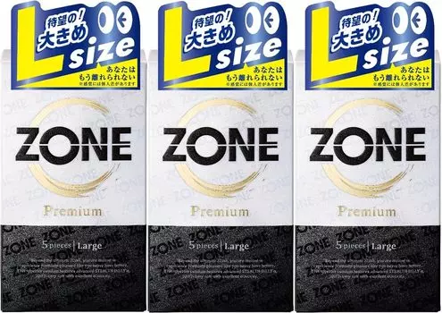 коробка Gex Condom ZONE PREMIUM Zone Premium Большой размер 5 штук x 3 коробка набор из 15 [3 комплекта] (L) (общие дозы)