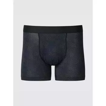 Боксеры-трусы Uniqlo Airism с принтом B 09 BLACK/MEN S