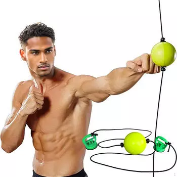 Boxing Reflex Ball with Suction Cups Punching Speed Training for Dodge Taekwondo