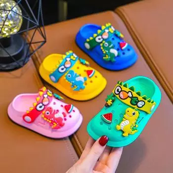 Boy and Child 2-6 Years Old, Toddler, Cute Cartoon, Anti Slip, Girl Baby, Toe Hole Shoes 21-22 розовый