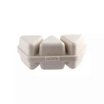 BPA Free Triangle Sushi Maker Non-stick Rice Ball Mould Lunch Box Onigiri Mold Picnic белый