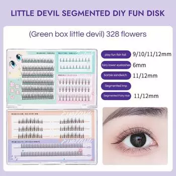 BQI False Eyelashes DIY Plate Flexible And Light