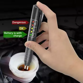 Brake Fluid Tester Auto Car Brake Liquid Digital Tester For DOT3/DOT4/DOT5.1 Accurate Oil Quality Check Pen Sound Light Alarm