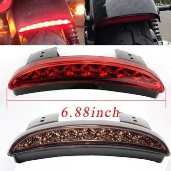 Задний стоп-сигнал светодиодный номерной знак мотоцикла подходит для Bobber Cafe Racer Clubman Road Touring Sportster XL 883 1200 Cafe CB190
