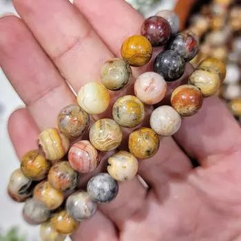 Браслет из агата бога Солнца 10mm
