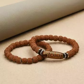 Браслет из натуральных бусин Bodhi Plain bead model