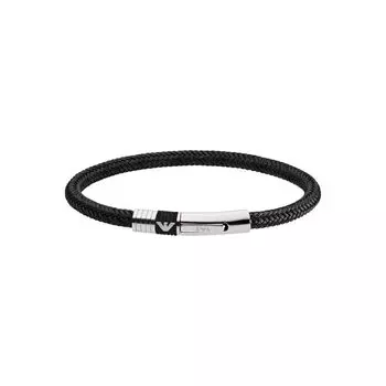 браслет марки E ARMANI EAR 13S1P EGS1624/BK/31 черный/черный