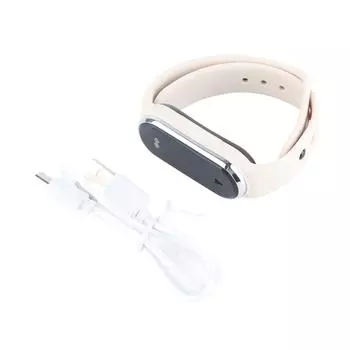 Браслет от комаров 5 В 1 А 90 мАч USB перезаряжаемый подсчет шагов температура ультразвуковой белый