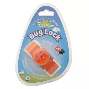 Браслет от насекомых Papagino Buglock оранжевый BUG002