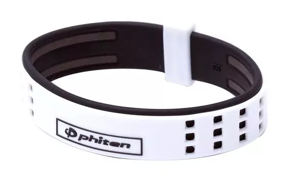 Браслет phiten Браслет RAKUWA S DUO Тип 19 см Белый/Черный