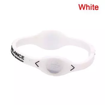 Браслет Power Balance Energy Health для спортивных браслетов Ионный силиконовый ремешок в подарок белый