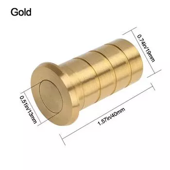 Brass Copper Latch Cover Sand-proof Door Latch Protection Device Home Hardware Gold