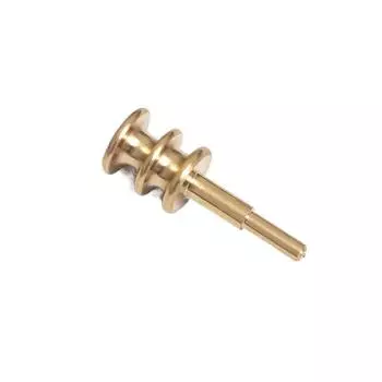 Brass Leather Burnisher Tool Pointed or Flat Tip Leather Edge Sealing Machine for Leather Craft Style 3