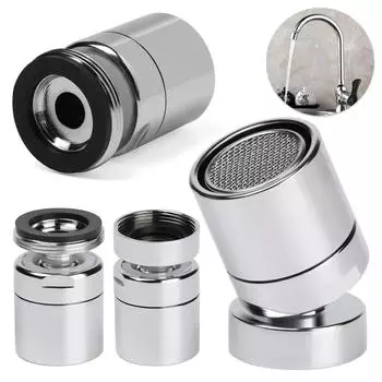 Brass Water Saving Tap Faucet Aerator Sprayer Sink Aerator 360-Degree Swivel Tap Nozzle Home Hardware белый