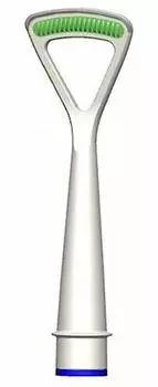 Электрическая зубная щетка Braun Oral B, сменная щетка для устранения неприятного запаха изо рта, 1 шт. (Освежитель языка) ТФ-1 белый