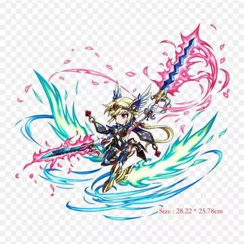 Brave Frontier Final Fantasy Brave Exvius Wikia термопереносная печать с термопереносом, виниловые нашивки, наклейки для одежды, аппликации «сделай сам», моющиеся нашивки