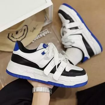 Bread Casual Shoes Men 2024 Spring and Autumn Niche Design Sports Skate Shoe Men s New Fashion Brand Daddy Shoes Male Sneakers 39 красный
