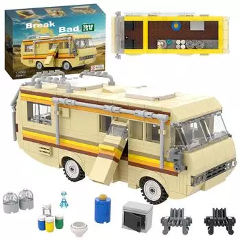 Break Bad Building Creative Van House Camper Toys Строительные блоки Строительный набор Игрушка для детей и взрослых