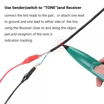 Breakpoint Location Network Cable Tracker Tester Telephone Wire Tracer Finder Telephone Diagnose Tone Wire Tracker CHINA