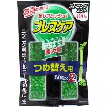 Breath Care Strong Mint Refill 100 таблеток x 3 шт. набор