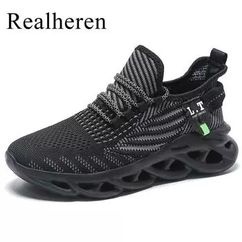Breathable Casual Mens Sneakers Comfortable Four Seasons Tenis Masculino Cheap Shoes For Dropshipping Plus Big Size 49 50 51 52 42 черный серый