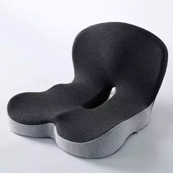 Breathable Memory Foam Backrest Cushion Non-Slip Driving Comfort Cushion Truck Driver