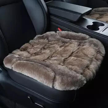 Breathable Plush Car Seat Covers Keep Warm Auto Seat Cushion Car Interior Accessories Front Seat K