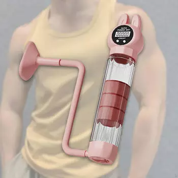 Breathing Dumbbell Increase Lung Strength Portable Exercise Device розовый