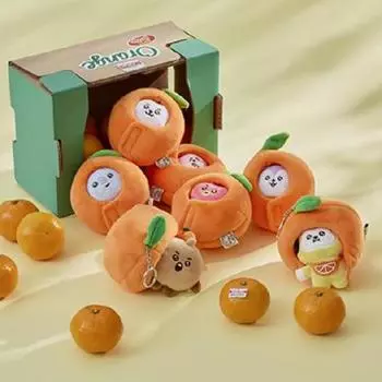 Брелок для ключей BT21 Baby Doll Orange Party ver. CHIMMY