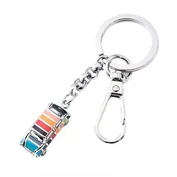 Брелок для ключей Multistripe Mini Cooper Silver KEYR AMINIC 97 [Paul Smith] [Товар] серебряный