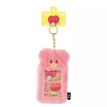 Брелок для ключей Solomon Shoji BT21 Fluffy Fluffy ДЕРЖАТЕЛЬ ДЛЯ ФОТО КАРТ FKB_Photocard ver.2 (TATA) BT21-FKB-TT