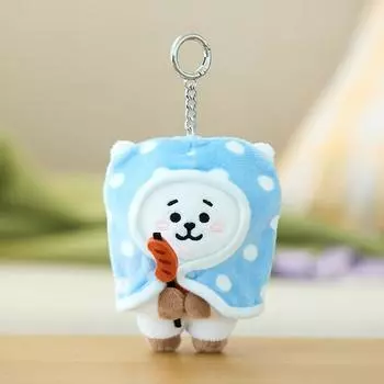 Брелок для ключей в виде куклы BT21 RJ Campfire Blanket