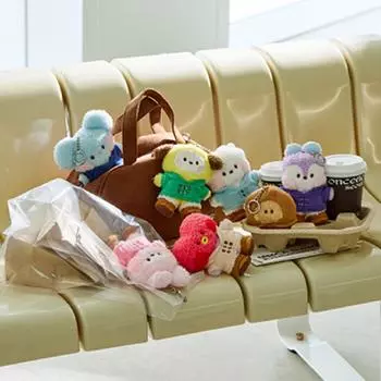 Брелок для ключей в виде куклы BT21 minini Boots Edition CHIMMY