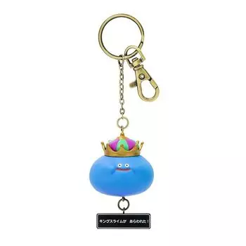 Брелок-фигурка Dragon Quest King Slime синий