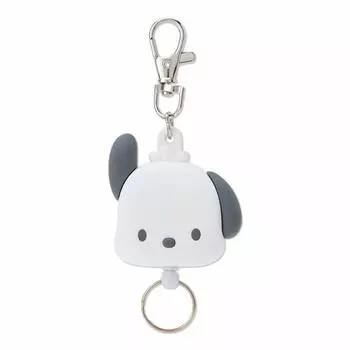 Брелок-катушка Sanrio Pochacco, белый, 189642, в форме лица