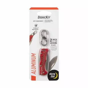 Брелок-нож NITEIZE Doohickey красный японский маленький KMTK-10-R7 (Подлинный продукт), красный