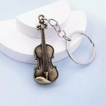 Брелок-подвеска Badge Time Gemstone Cross Border Accessories Metal Keychain One Size бронзовый