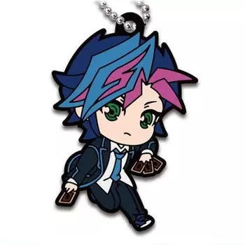 Брелок с изображением прошлых героев серии Defo, капсула Yusaku Gacha Gacha, игрушечный мул! Yu-Gi-Oh! [6. Фудзики] (Отдельный предмет)