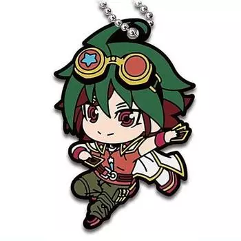 Брелок с изображением прошлых героев серии Defo, капсула Yuya Gacha Gacha, игрушечный мул! Yu-Gi-Oh! [5. Сакаки] (Отдельный предмет)