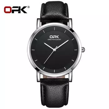 Бренд OPK 8122 Часы Кварцевые часы в стиле ремня Мужские часы