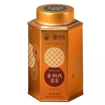 Бренд Sea Dyke Golden Gopper Coin Fujian Wuyi Rock Tea Чай Улун 100 г банка